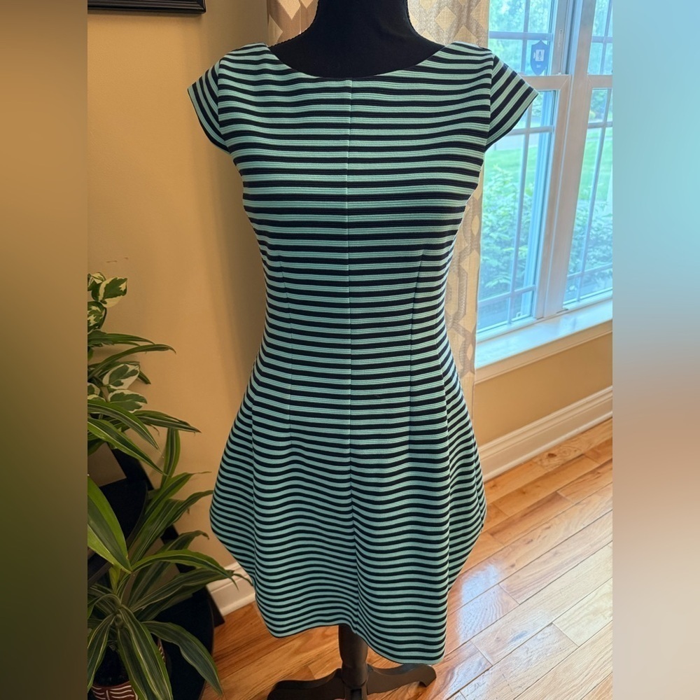 Lilly Pulitzer Fit & Flare Textured Brielle Dress Blue/Turquoise Women’s Size S - Picture 2 of 16
